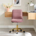 Modway Ripple Armless Performance Velvet Office Chair