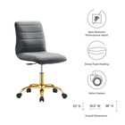 Modway Ripple Armless Performance Velvet Office Chair