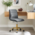 Modway Ripple Armless Performance Velvet Office Chair