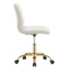 Modway Ripple Armless Performance Velvet Office Chair