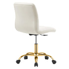 Modway Ripple Armless Performance Velvet Office Chair
