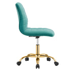 Modway Ripple Armless Performance Velvet Office Chair