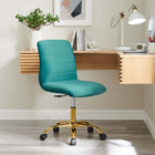 Modway Ripple Armless Performance Velvet Office Chair