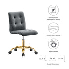 Modway Prim Armless Performance Velvet Office Chair