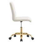 Modway Prim Armless Performance Velvet Office Chair