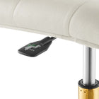 Modway Prim Armless Performance Velvet Office Chair