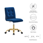 Modway Prim Armless Performance Velvet Office Chair