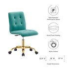 Modway Prim Armless Performance Velvet Office Chair