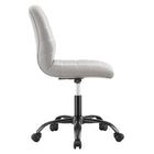 Modway Ripple Armless Vegan Leather Office Chair