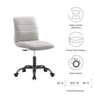 Modway Ripple Armless Vegan Leather Office Chair