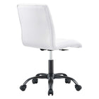Modway Prim Armless Vegan Leather Office Chair