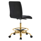 Modway Prim Armless Performance Velvet Drafting Chair