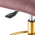 Modway Prim Armless Performance Velvet Drafting Chair