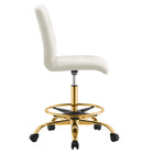 Modway Prim Armless Performance Velvet Drafting Chair