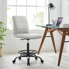 Modway Ripple Armless Vegan Leather Drafting Chair