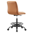 Modway Ripple Armless Vegan Leather Drafting Chair