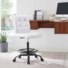 Modway Prim Armless Vegan Leather Drafting Chair