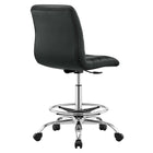 Modway Ripple Armless Vegan Leather Drafting Chair