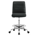 Modway Ripple Armless Vegan Leather Drafting Chair