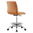 Modway Ripple Armless Vegan Leather Drafting Chair
