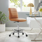 Modway Ripple Armless Vegan Leather Drafting Chair