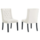 Modway Baronet Performance Velvet Dining Chairs Set of 2  