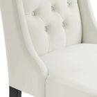 Modway Baronet Performance Velvet Dining Chairs Set of 2