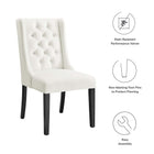 Modway Baronet Performance Velvet Dining Chairs Set of 2