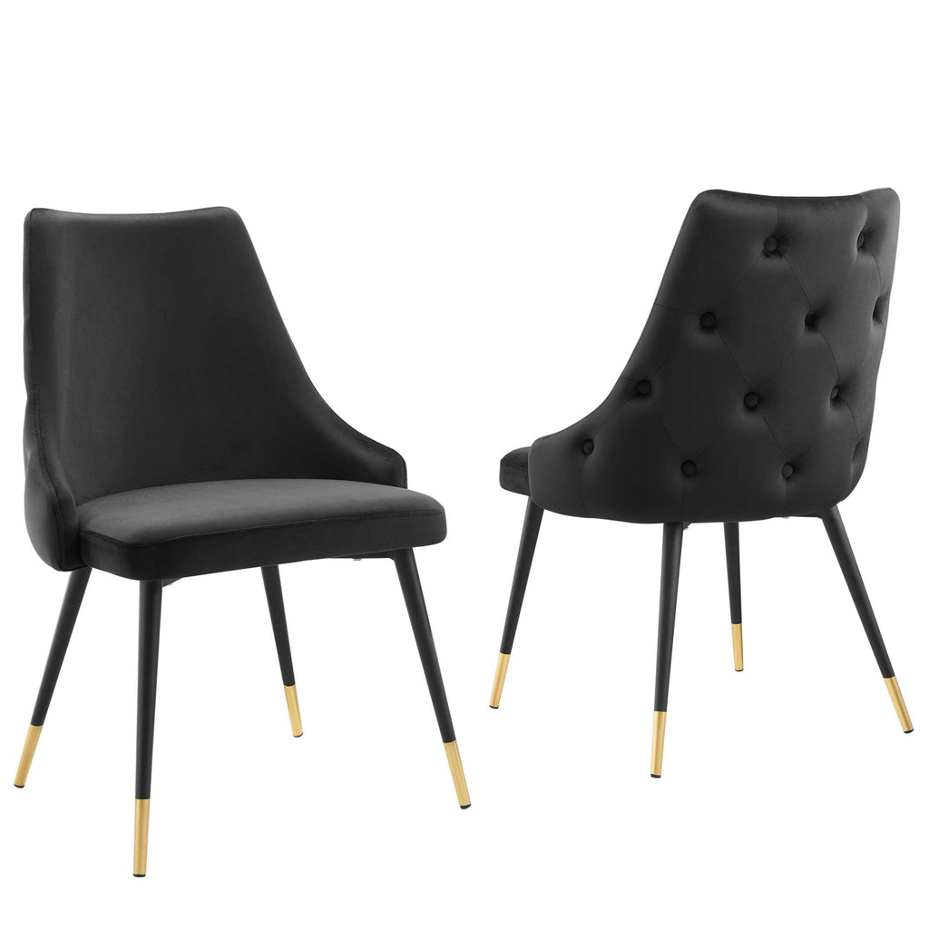 Modway Adorn Performance Velvet Dining Side Chair Set of 2  