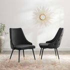 Modway Adorn Performance Velvet Dining Side Chair Set of 2