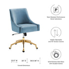 Modway Discern Performance Velvet Office Chair
