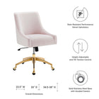 Modway Discern Performance Velvet Office Chair