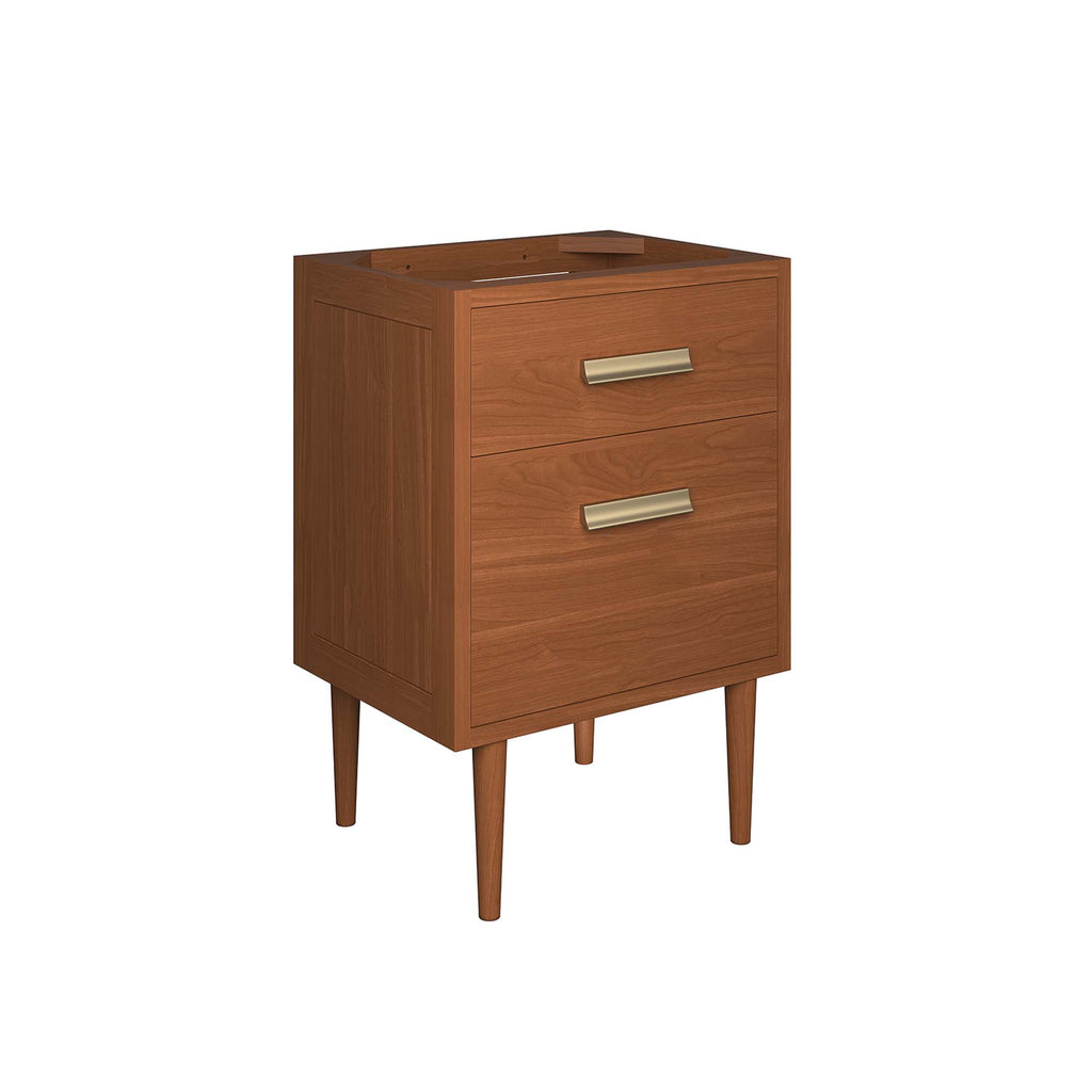 Modway Cassia 24" Teak Wood Bathroom Vanity Cabinet (Sink Basin Not Included)  