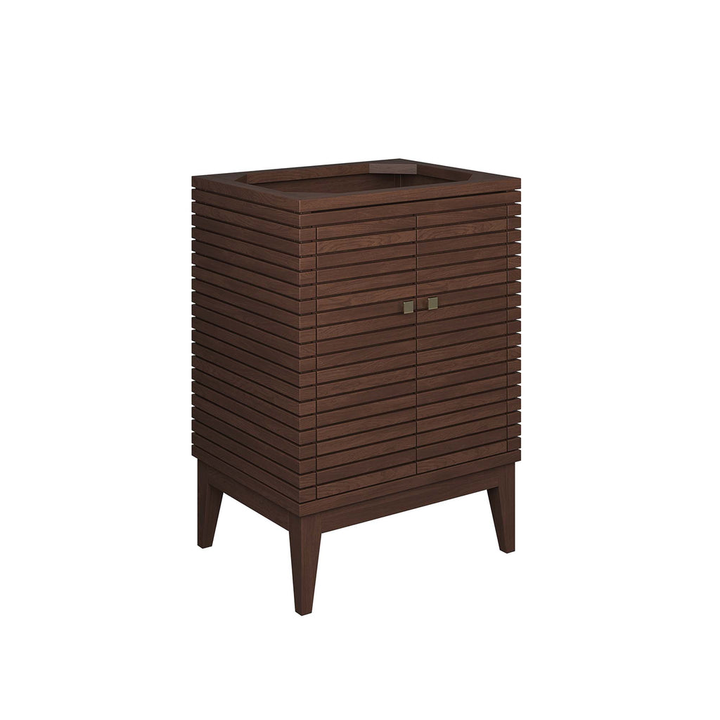Modway Ledger 24" Wood Bathroom Vanity Cabinet (Sink Basin Not Included)  