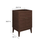 Modway Ledger 24" Wood Bathroom Vanity Cabinet (Sink Basin Not Included)
