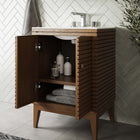 Modway Ledger 24" Wood Bathroom Vanity Cabinet (Sink Basin Not Included)