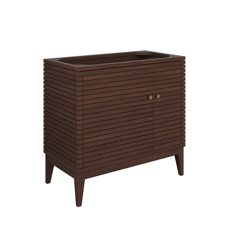 Modway Ledger 36" Wood Bathroom Vanity Cabinet (Sink Basin Not Included)  