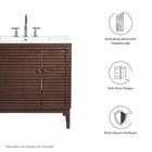Modway Ledger 36" Wood Bathroom Vanity Cabinet (Sink Basin Not Included)