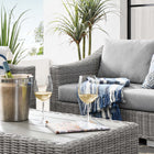 Modway Conway 4-Piece Outdoor Patio Wicker Rattan Furniture Set EEI-5091
