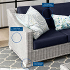 Modway Conway 4-Piece Outdoor Patio Wicker Rattan Furniture Set EEI-5091