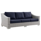 Modway Conway 4-Piece Outdoor Patio Wicker Rattan Furniture Set EEI-5091
