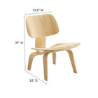 Modway Fathom Wood Lounge Chair