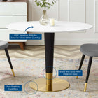 Modway Zinque 42" Oval Dining Table