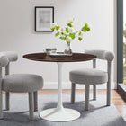Modway Lippa 36" Round Wood Dining Table
