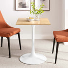 Modway Lippa 24" Square Wood Dining Table