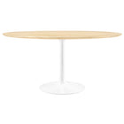 Modway Lippa 60" Round Wood Dining Table  