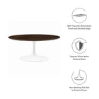Modway Lippa 36" Round Wood Coffee Table