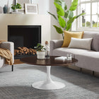 Modway Lippa 36" Round Wood Coffee Table