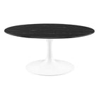Modway Lippa 36" Round Faux Marble Coffee Table  