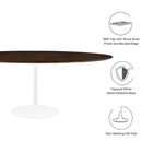 Modway Lippa 78" Oval Wood Dining Table